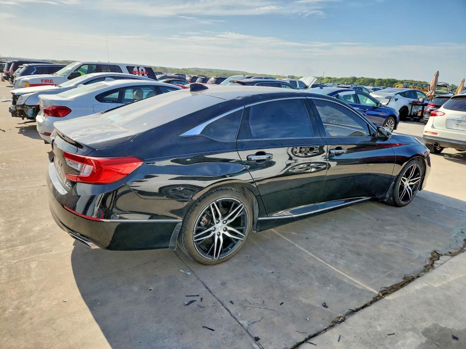 2021 Honda Accord VIN 1HGCV2F91MA005385 COPART salvage auction — HAIL, Tx - Certificate Of Title, sold $12,300 on 2026-07-30 (photo 3)