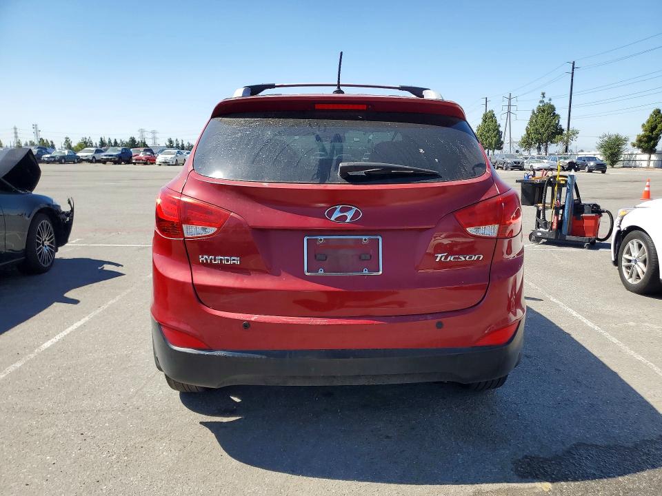 2012 Hyundai Tucson VIN KM8JU3AC3CU486962 COPART salvage auction — FRONT END, Ca - Salvage Certificate, sold $850 on 2026-07-02 (photo 6)