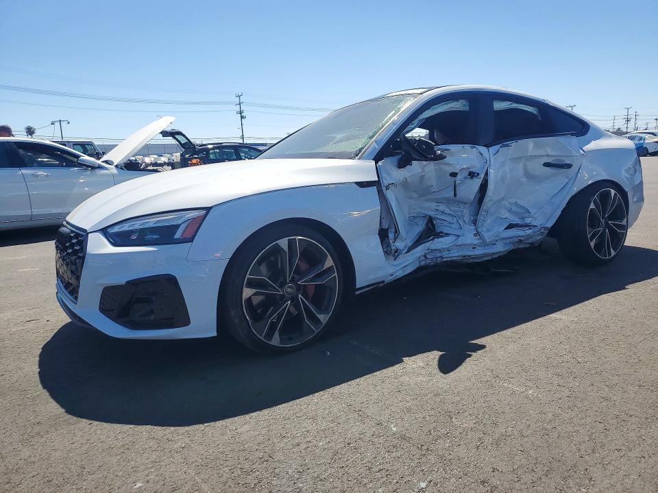 2025 Audi Rs5 VIN WAUC4DF5XSA001212 COPART salvage auction — SIDE, Ca - Salvage Certificate, sold $8,700 on 2026-07-27 (photo 1)