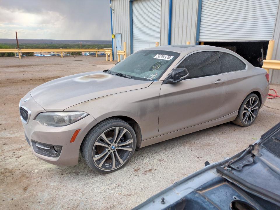 2015 BMW 2er VIN WBA1F5C52FV256818 COPART salvage auction — MINOR DENT/SCRATCHES, Nm - Certificate Of Title, sold $2,250 on 2026-07-27 (photo 1)