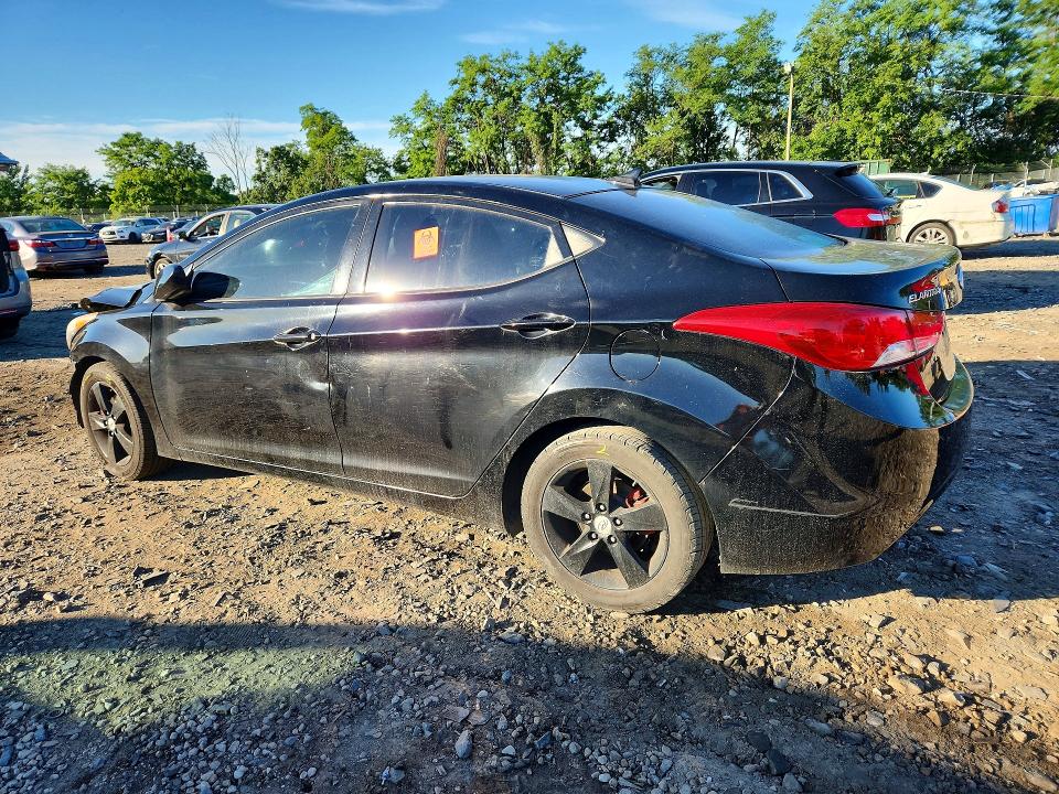 2013 Hyundai Elantra VIN KMHDH4AE1DU644032 COPART salvage auction — FRONT END, Salvage Title, sold $125 on 2026-07-21 (photo 2)
