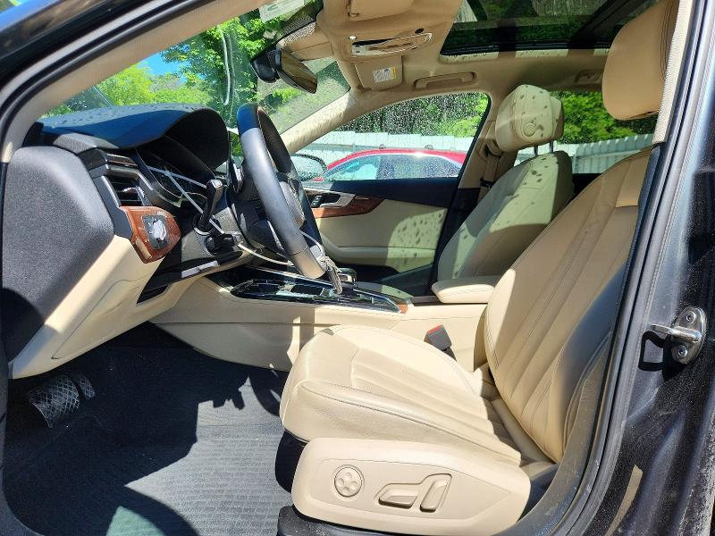 2023 Audi A4 VIN WA17AAF43PA009964 COPART salvage auction — FRONT END, Vt - Cert Of Title-Salvage Vehicle, sold $14,400 on 2026-07-13 (photo 7)