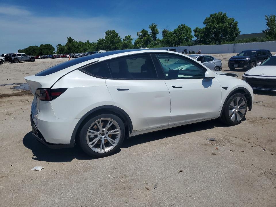 2023 Tesla VIN 7SAYGDEE9PF619558 COPART salvage auction — FRONT END, Mo - Salvage Certificate Of Title, sold $10,600 on 2026-07-31 (photo 3)