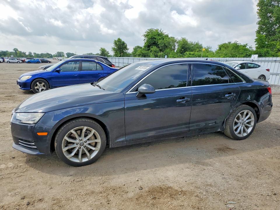 2017 Audi A4 VIN WAUBNAF40HA083846 COPART salvage auction — SIDE, On - Permit Salvage, sold $2,300 on 2026-07-14 (photo 1)