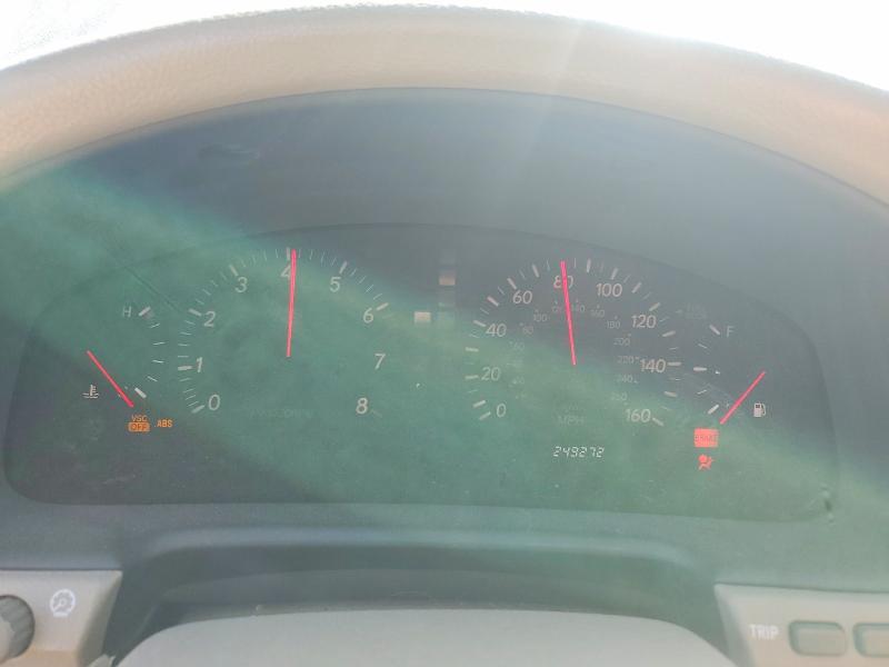 2002 Lexus Ls 430 VIN JTHBN30F620066991 COPART salvage auction — STRIPPED, CA - NON-REPAIRABLE VEHICLE CERT, sold $50 on 2026-07-14 (photo 9)
