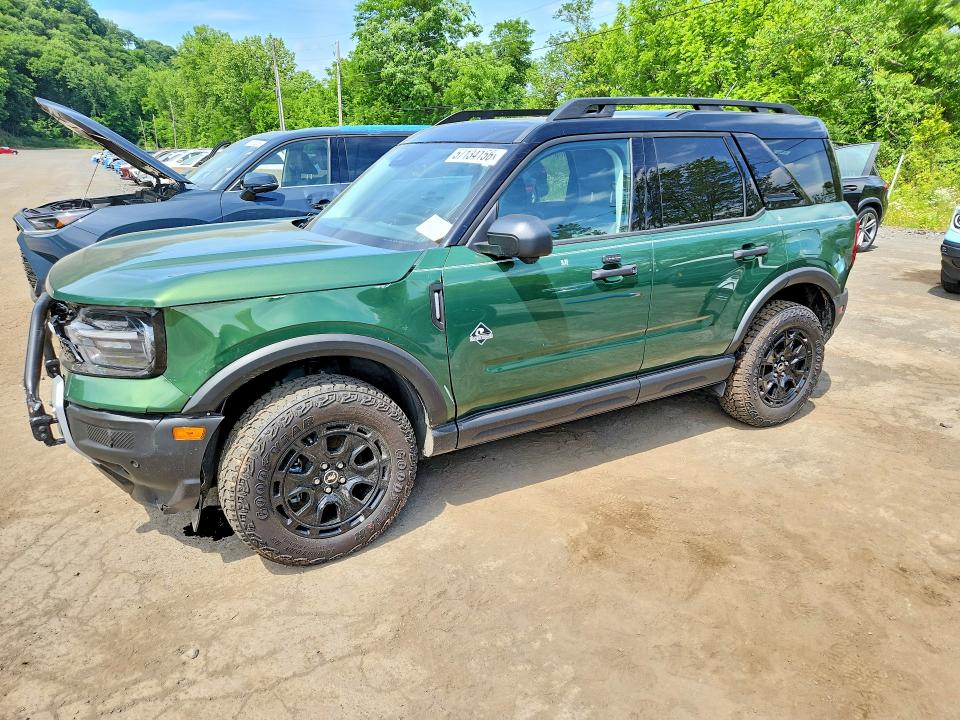 2025 Ford Bronco sport VIN 3FMCR9CN0SRF02195 COPART salvage auction — FRONT END, NJ - CERT OF TITLE-SALVAGE, sold $11,800 on 2026-07-28 (photo 1)