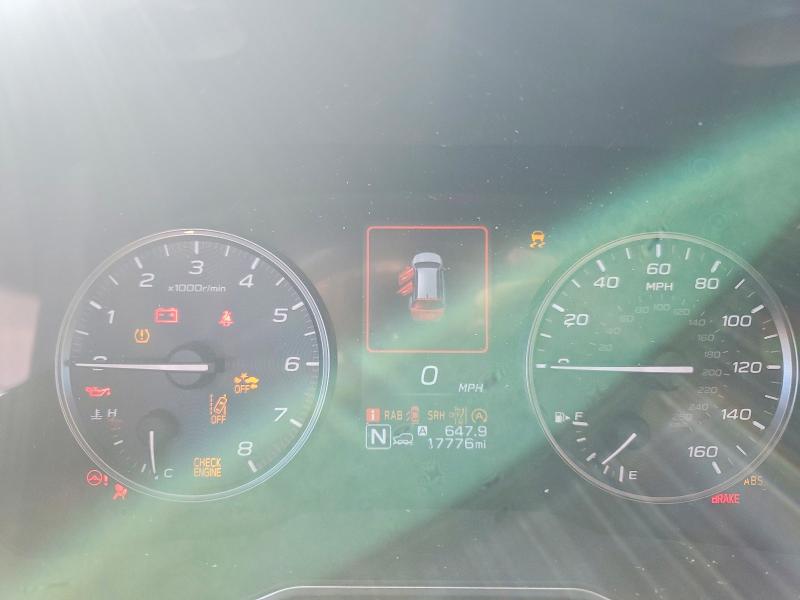 2025 Subaru Outback VIN 4S4BTANC3S3198823 COPART salvage auction — ROLLOVER, Pa - Certificate Of Salvage, sold $1,100 on 2026-07-29 (photo 9)