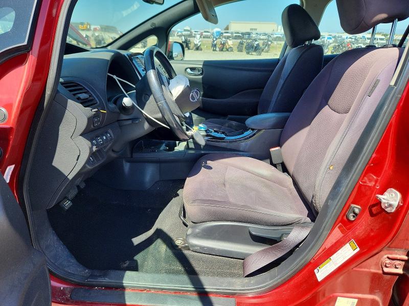2013 Nissan Leaf VIN 1N4AZ0CP8DC408047 COPART salvage auction — FRONT END, Ca - Salvage Certificate, sold $30 on 2026-07-09 (photo 7)