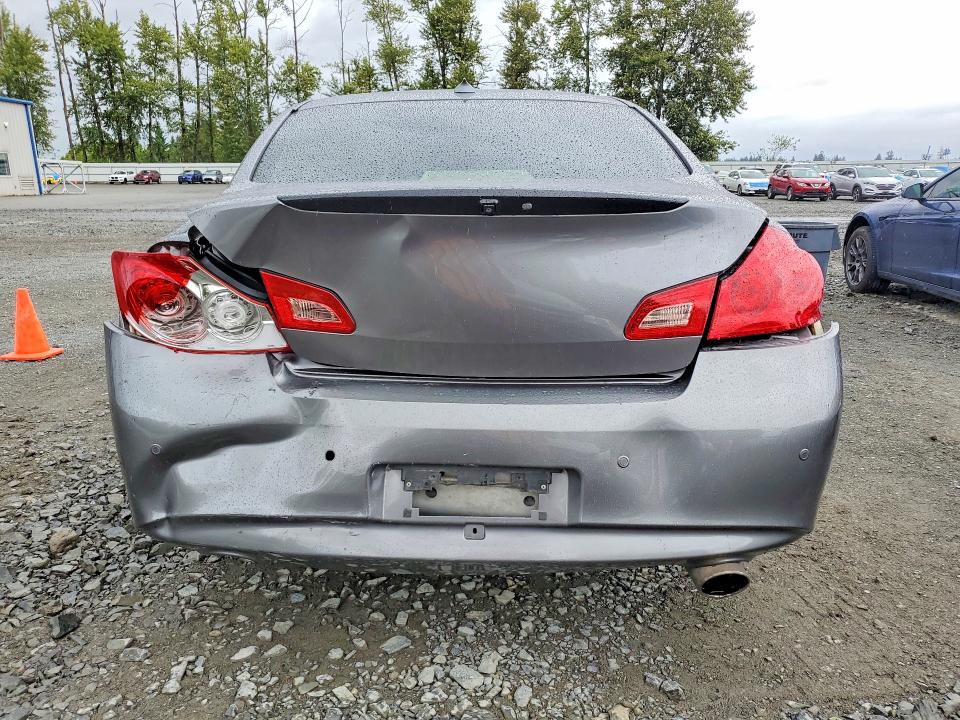 2013 Infiniti G VIN JN1CV6AR8DM759060 COPART salvage auction — REAR END, Wa - Bill Of Sale, sold $2,550 on 2026-07-06 (photo 6)