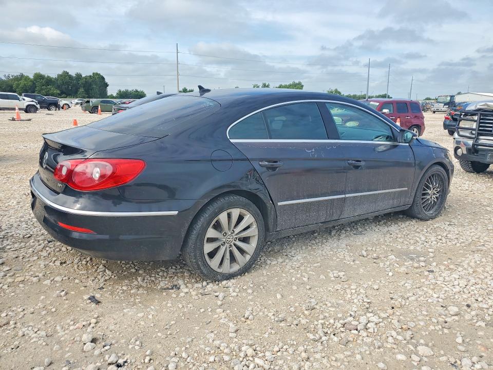 2012 Volkswagen VIN WVWMN7AN1CE538834 COPART salvage auction — REAR END, Tx - Salvage Vehicle Title, sold $325 on 2026-08-13 (photo 3)