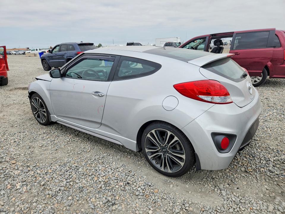 2016 Hyundai Veloster VIN KMHTC6AE5GU273032 COPART salvage auction — FRONT END, Co - Public - Salvage Title, sold $475 on 2026-07-09 (photo 2)