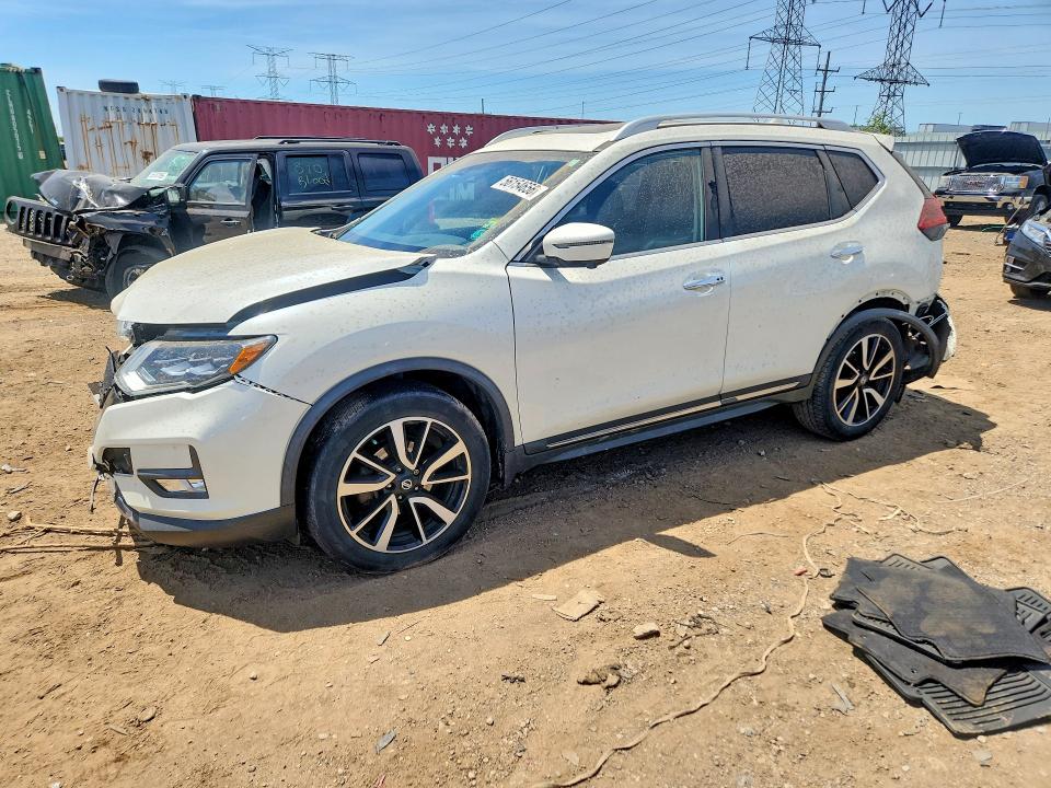 2018 Nissan Rogue VIN JN8AT2MVXJW304856 COPART salvage auction — FRONT END, Il - Salvage Certificate, sold $1,450 on 2026-07-21 (photo 1)