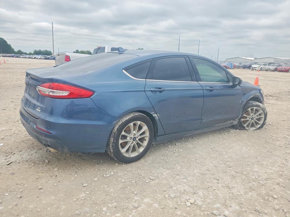 2019 Ford Fusion VIN 3FA6P0HD7KR149026 COPART salvage auction — FRONT END, Tx - Salvage Vehicle Title, sold $1,300 on 2026-07-02 (photo 3)
