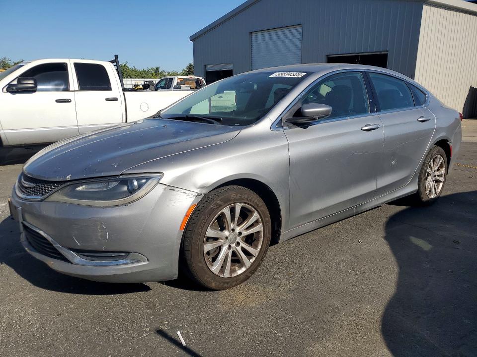 2015 Chrysler 200 VIN 1C3CCCAB0FN732442 COPART salvage auction — REAR END, CA - SALVAGE CERTIFICATE, sold $750 on 2026-07-13 (photo 1)