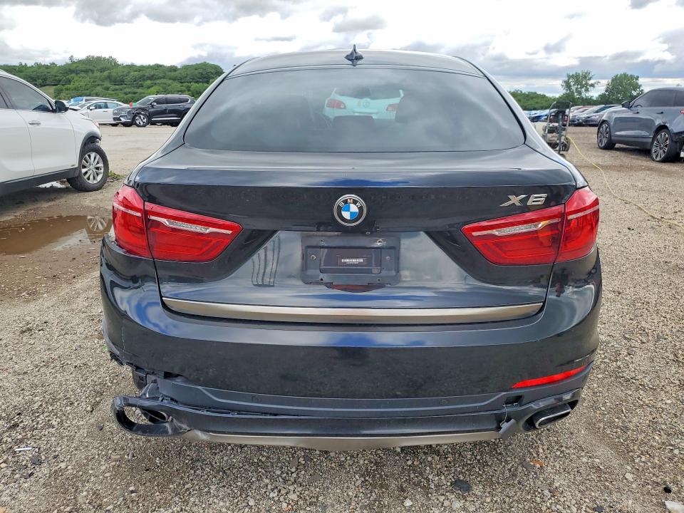 2018 BMW X6 VIN 5UXKU2C5XJ0X48237 COPART salvage auction — SIDE, Il - Salvage Certificate, sold $3,050 on 2026-07-29 (photo 6)