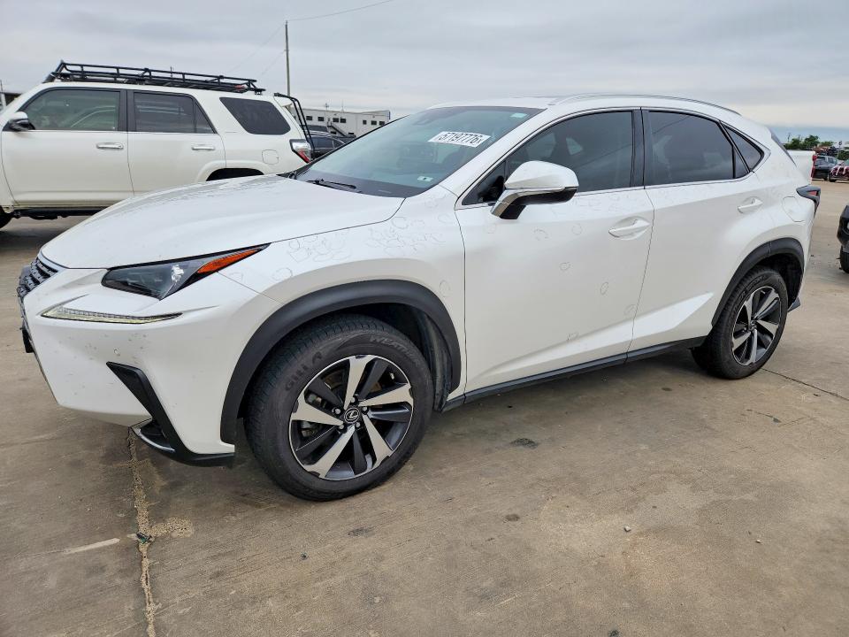 2021 Lexus Nx VIN JTJGARDZ9M5028779 COPART salvage auction — HAIL, TX - CERTIFICATE OF TITLE, sold $8,200 on 2026-07-23 (photo 1)
