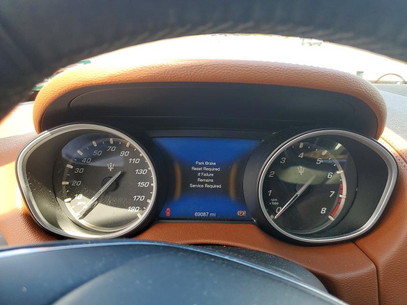 2019 Maserati Levante VIN ZN661XUA2KX309335 COPART salvage auction — FRONT END, Nj - Cert Of Title-Salvage, sold $8,100 on 2026-07-14 (photo 9)