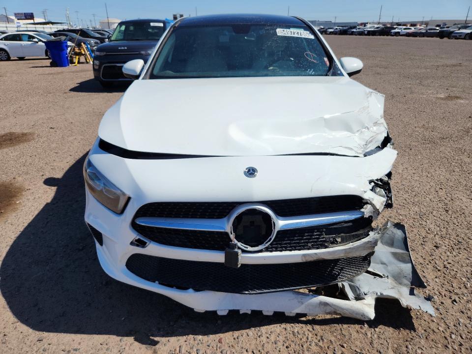 2019 Mercedes-benz A-class VIN WDD3G4EB3KW021506 COPART salvage auction — FRONT END, AZ - CERTIFICATE OF TITLE, sold $3,200 on 2026-08-13 (photo 5)