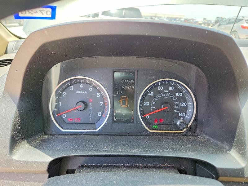 2007 Honda Cr-v VIN JHLRE38797C030735 COPART salvage auction — FRONT END, Tx - Salvage Vehicle Title, sold $800 on 2026-07-23 (photo 9)