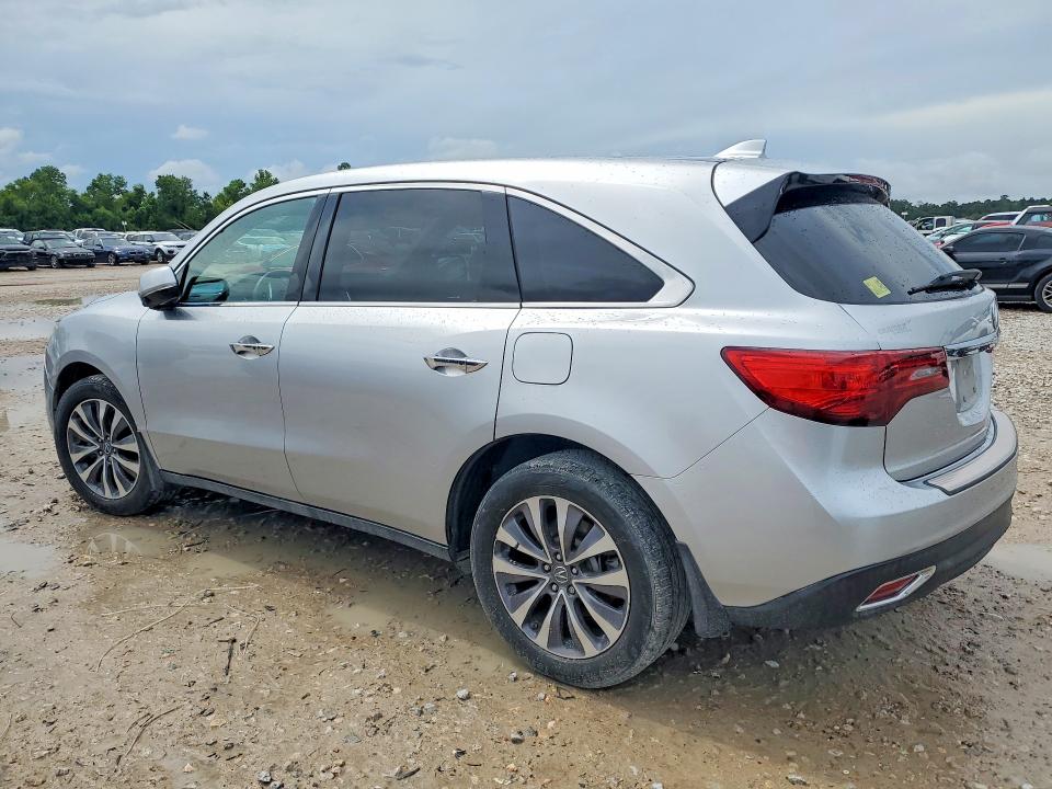 2014 Acura Mdx VIN 5FRYD3H40EB020191 COPART salvage auction — FRONT END, Tx - Salvage Vehicle Title, sold $3,500 on 2026-07-10 (photo 2)