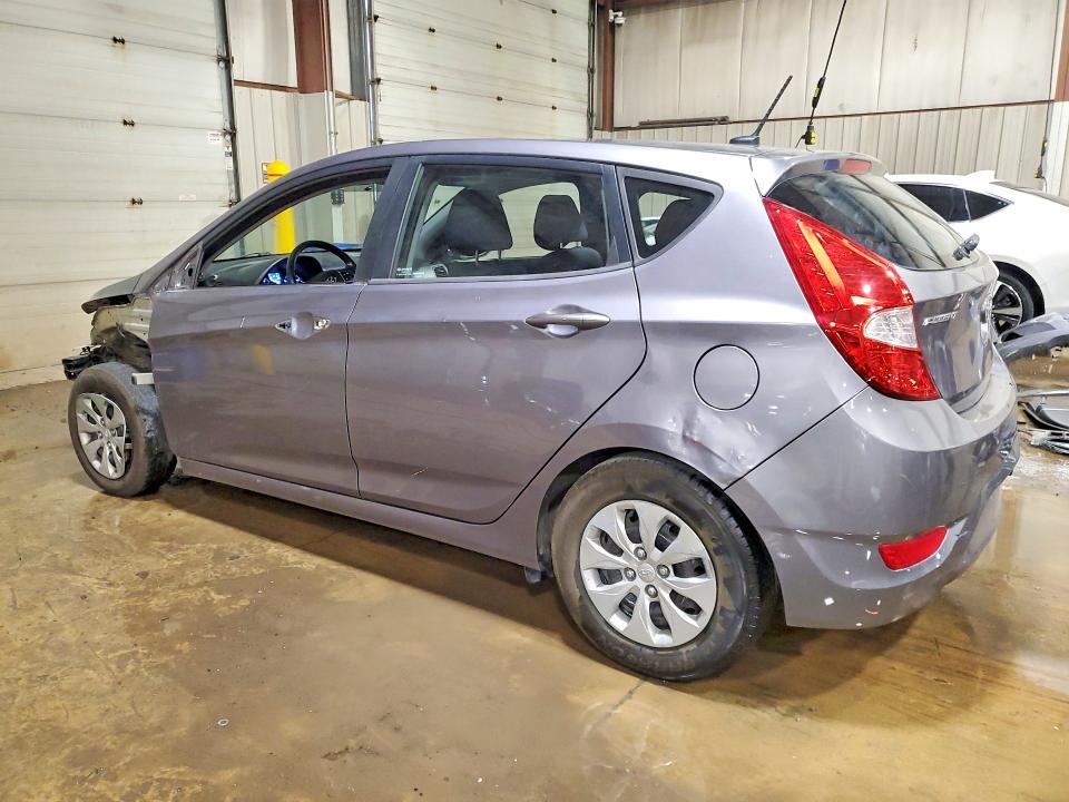 2015 Hyundai Accent VIN KMHCT5AE2FU199187 COPART salvage auction — FRONT END, Nj - Cert Of Title-Salvage, sold $500 on 2026-07-31 (photo 2)