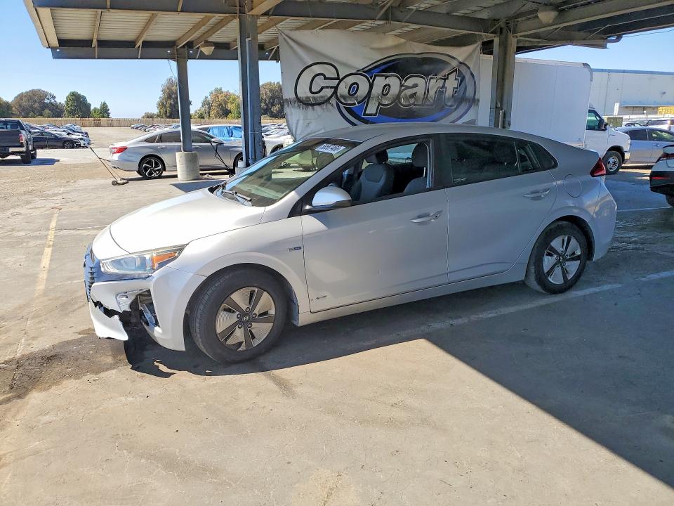 2017 Hyundai Ioniq VIN KMHC65LCXHU049866 COPART salvage auction — FRONT END, CA - SALVAGE CERTIFICATE, sold $2,000 on 2026-07-14 (photo 1)