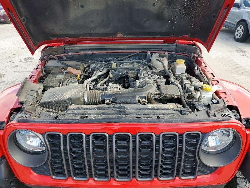 2025 Jeep Gladiator VIN 1C6PJTAG1SL505899 COPART salvage auction — FRONT END, Tx - Salvage Vehicle Title, sold $15,000 on 2026-07-28 (photo 8)
