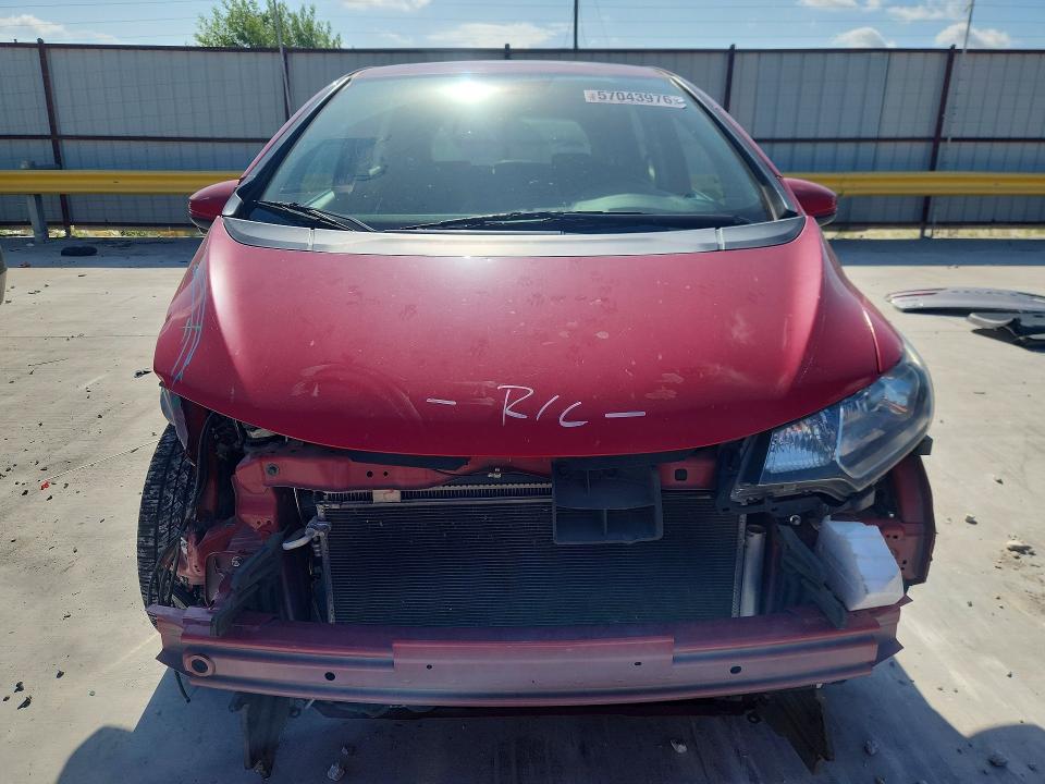2016 Honda Fit VIN JHMGK5H71GX036545 COPART salvage auction — FRONT END, Tx - Salvage Vehicle Title, sold $2,900 on 2026-07-21 (photo 5)