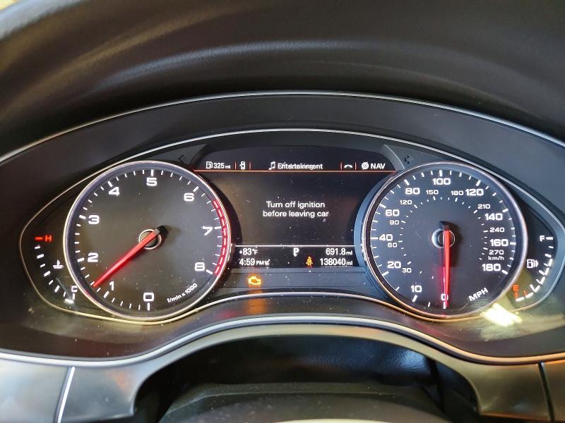 2014 Audi A6 VIN WAUFGAFC6EN016692 COPART salvage auction — MINOR DENT/SCRATCHES, Ct - Certificate Of Title (P), sold $3,450 on 2026-07-08 (photo 9)