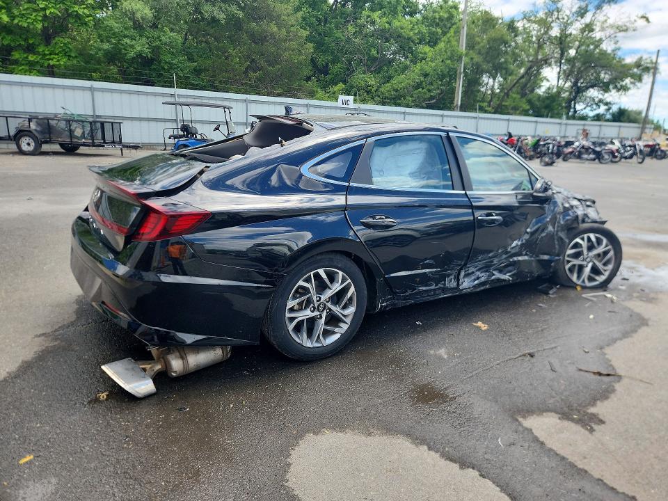2020 Hyundai VIN 5NPEF4JA3LH021693 COPART salvage auction — ROLLOVER, Nj - Cert Of Title-Salvage, sold $525 on 2026-07-28 (photo 3)