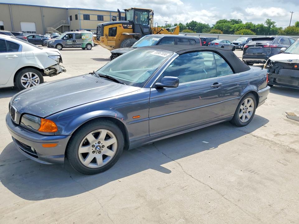 2001 BMW 3er VIN WBABS334X1JY55204 COPART salvage auction — HAIL, Tx - Certificate Of Title, sold $1,600 on 2026-07-13 (photo 1)