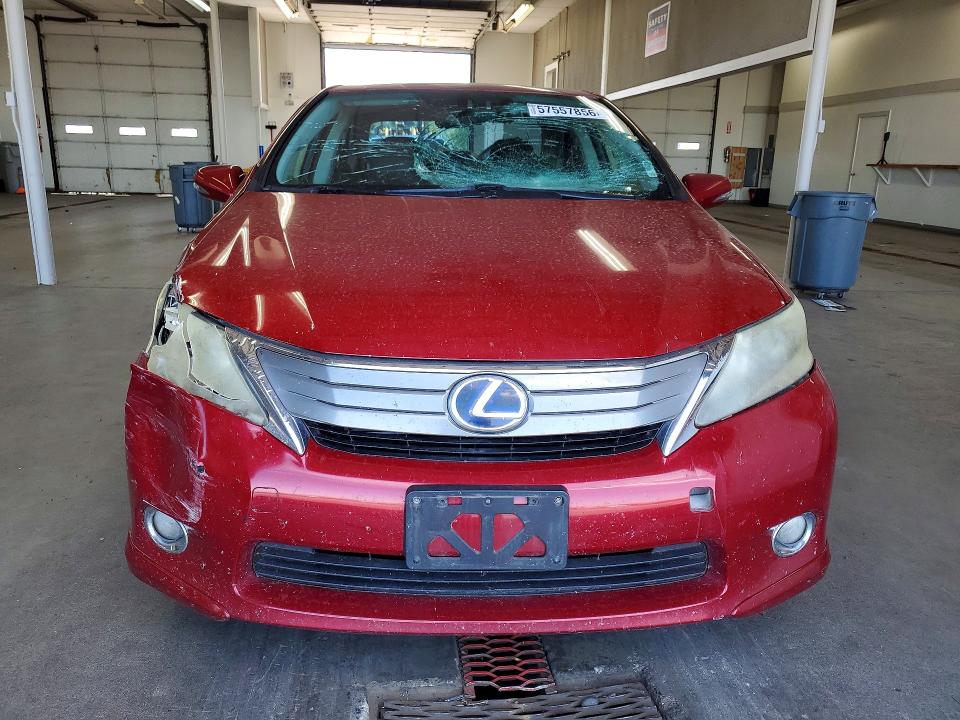 2010 Lexus Hs 250h VIN JTHBB1BA4A2028645 COPART salvage auction — FRONT END, WA - BILL OF SALE, sold $225 on 2026-07-31 (photo 5)
