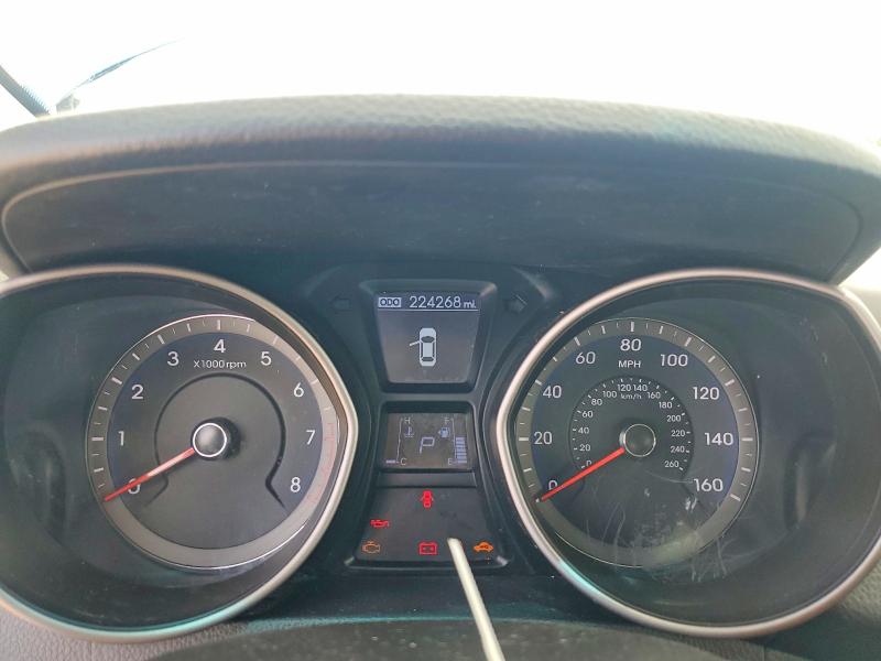 2017 Hyundai Elantra VIN KMHD35LH5HU355138 COPART salvage auction — FRONT END, OH - CERTIFICATE OF TITLE, sold $1,350 on 2026-07-29 (photo 9)