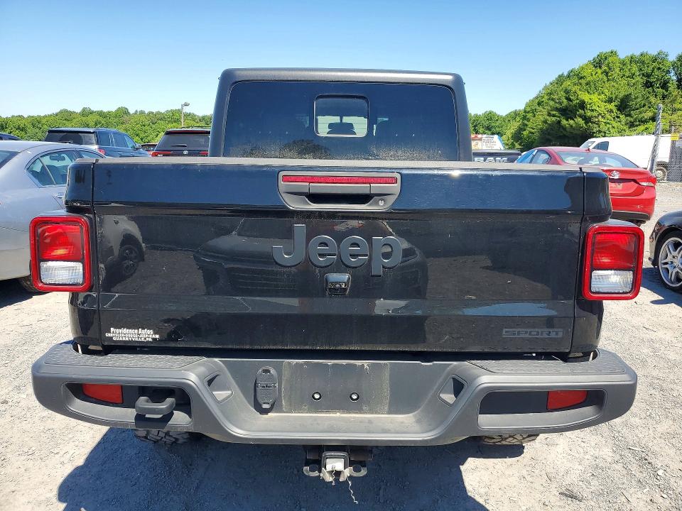 2021 Jeep Gladiator VIN 1C6HJTAGXML617835 COPART salvage auction — FRONT END, Pa - Certificate Of Salvage, sold $12,300 on 2026-07-02 (photo 6)