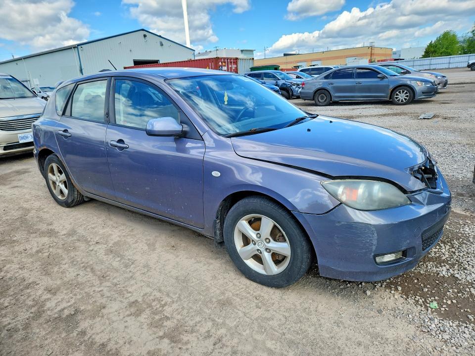 2008 Mazda 3 VIN JM1BK34F981135860 COPART salvage auction — FRONT END, On - Permit No Brand - Unfit, sold $250 on 2026-07-02 (photo 5)