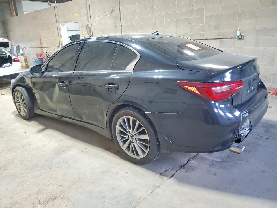 2018 Infiniti Q50 VIN JN1EV7AR3JM430986 COPART salvage auction — SIDE, Mn - Cert Of Title-Salvage, sold $4,200 on 2026-07-07 (photo 2)