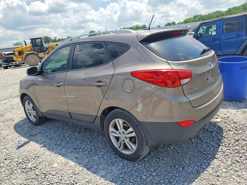 2013 Hyundai VIN KM8JU3AC2DU724754 COPART salvage auction — UNDERCARRIAGE, AL - CERT OF TITLE-SALVAGE TITLE (P), sold $1,650 on 2026-07-28 (photo 2)