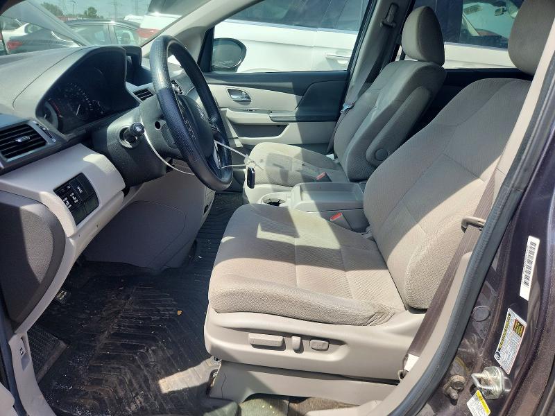 2014 Honda Odyssey VIN 5FNRL5H45EB007201 COPART salvage auction — MECHANICAL, Il - Certificate Of Title, sold $500 on 2026-07-09 (photo 7)
