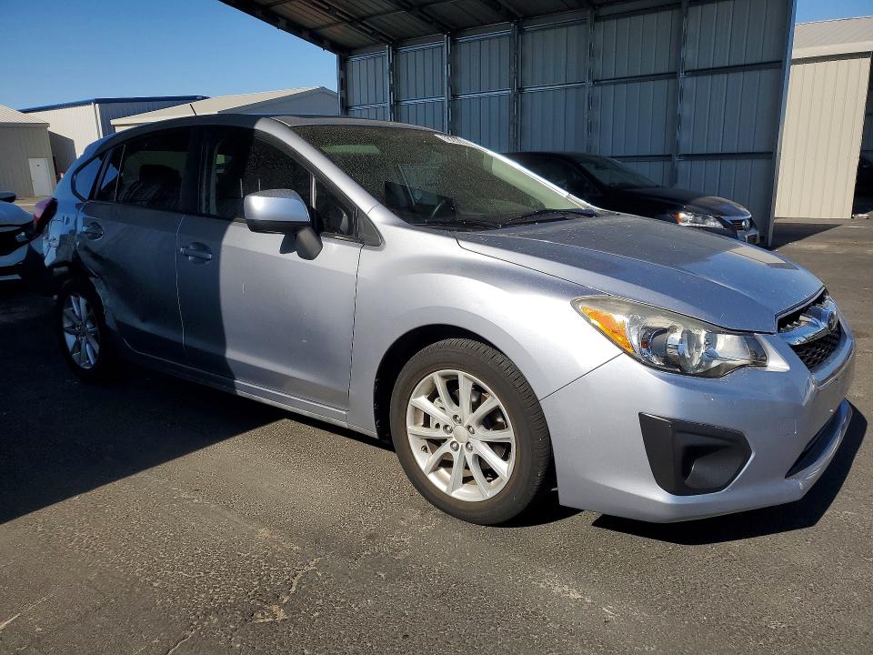 2014 Subaru Impreza VIN JF1GPAC65E8276902 COPART salvage auction — REAR END, Ca - Salvage Certificate, sold $925 on 2026-07-09 (photo 4)