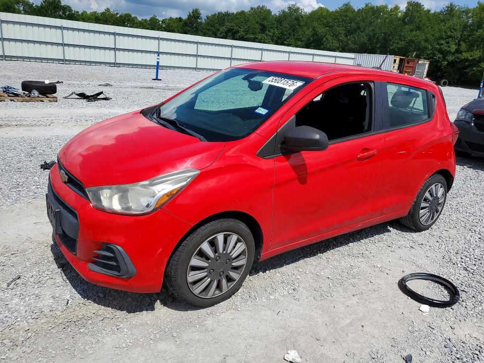 2016 Chevrolet VIN KL8CB6SA4GC585666 COPART salvage auction — SIDE, Salvage Title, sold $125 on 2026-07-27 (photo 1)