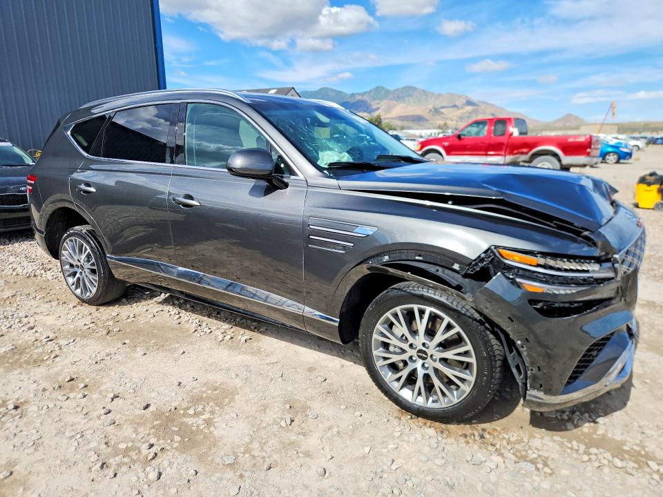 2026 Genesis Gv80 VIN KMUHFESB2TU344761 COPART salvage auction — FRONT END, UT - CERTIFICATE OF TITLE, sold $21,000 on 2026-07-08 (photo 4)