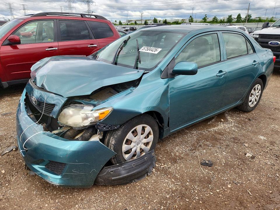 2009 Toyota Corolla VIN JTDBL40E99J014604 COPART salvage auction — FRONT END, Il - Salvage Certificate, sold $275 on 2026-07-28 (photo 1)