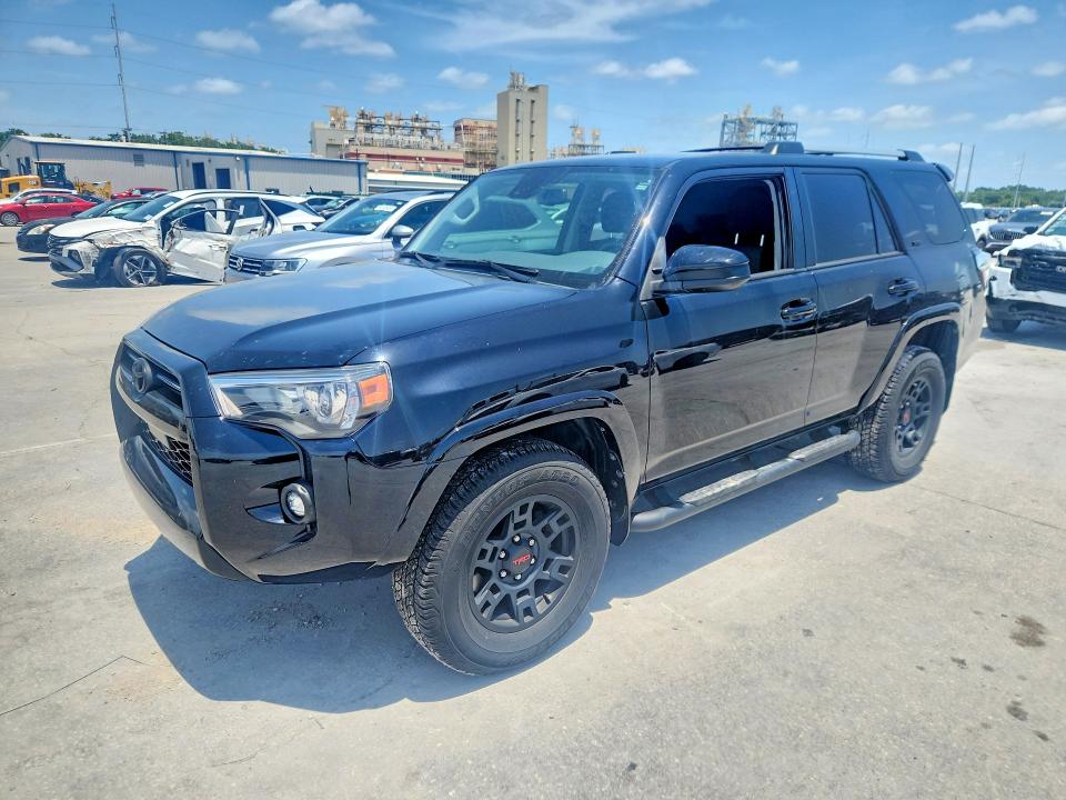 2023 Toyota 4runner VIN JTEEU5JR3P5291574 COPART salvage auction — ROOF, LA - CERT OF TITLE-SALVAGE, sold $16,300 on 2026-07-29 (photo 1)