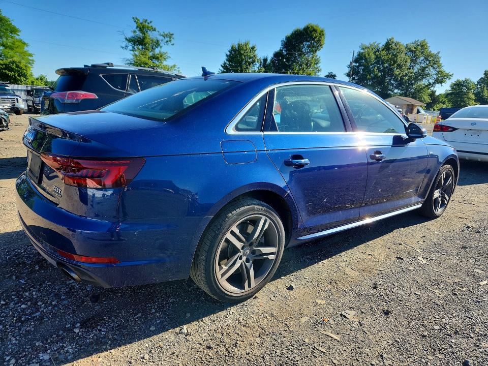 2018 Audi A4 VIN WAUENAF40JA062269 COPART salvage auction — FRONT END, Nj - Cert Of Title-Salvage, sold $4,200 on 2026-07-27 (photo 3)