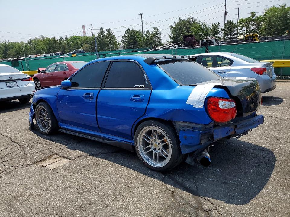 2006 Subaru Wrx VIN JF1GD70616L517689 COPART salvage auction — HAIL, CO - PUBLIC - SALVAGE TITLE, sold $7,700 on 2026-07-23 (photo 2)