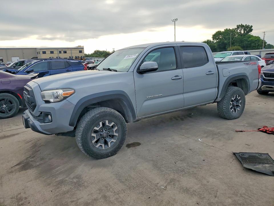 2018 Toyota Tacoma VIN 3TMCZ5AN2JM134744 COPART salvage auction — VANDALISM, Tx - Certificate Of Title, sold $20,700 on 2026-07-02 (photo 1)