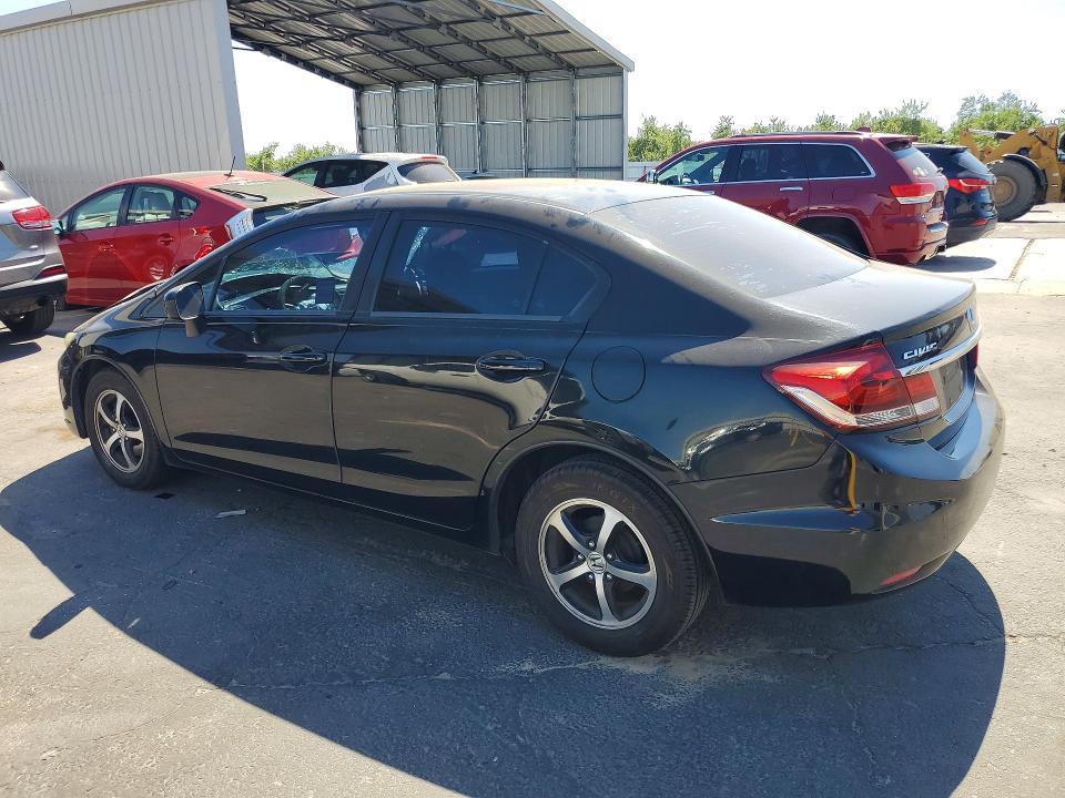 2015 Honda Civic VIN 19XFB2F71FE013618 COPART salvage auction — FRONT END, Ca - Salvage Certificate, sold $1,550 on 2026-07-02 (photo 2)