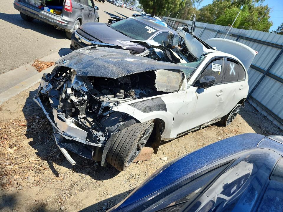 2020 BMW M340i VIN WBA5U7C03LFH04693 COPART salvage auction — ALL OVER, Ca - Salvage Certificate, sold $1,600 on 2026-07-28 (photo 1)