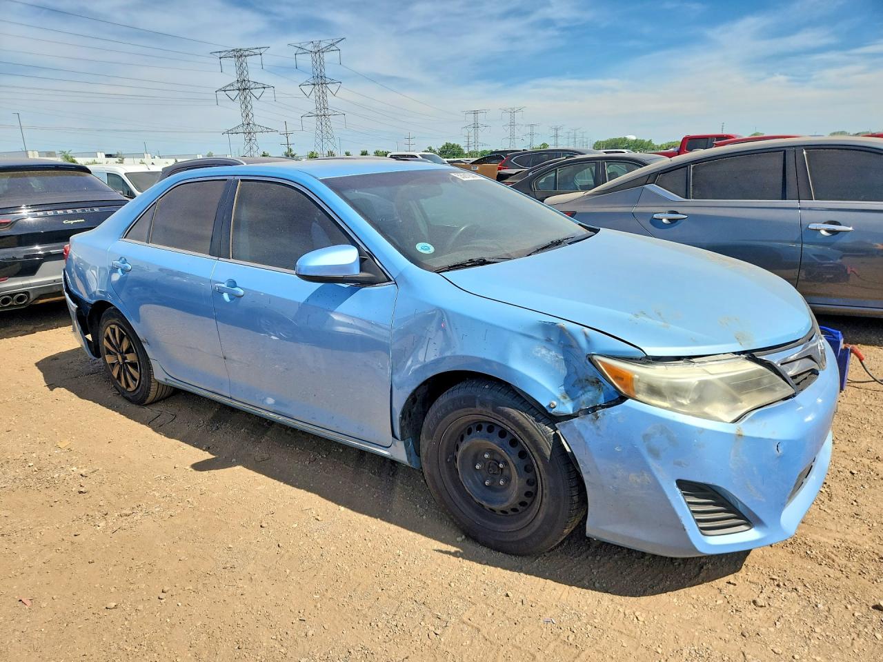 2013 Toyota Camry VIN 4T4BF1FK4DR277921 COPART salvage auction — Front End, IL - SALVAGE CERTIFICATE, sold $1,450 on 2026-07-02 (photo 4)