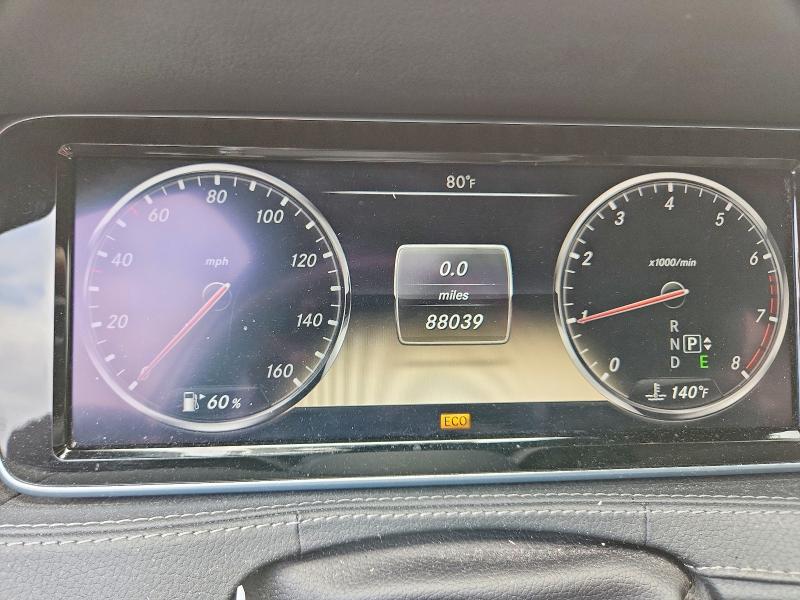 2014 Mercedes-benz S class VIN WDDUG8CB1EA026025 COPART salvage auction — FRONT END, Ga - Cert Of Title-Salvage, sold $8,500 on 2026-07-09 (photo 9)